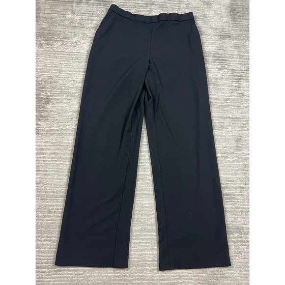 Counterparts Pants - Counterparts Dress Pants Womens 12P Black Wide Leg Elastic Back Professional
